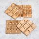 Beautiful Pattern Modern Wooden Coasters - Pack of 4